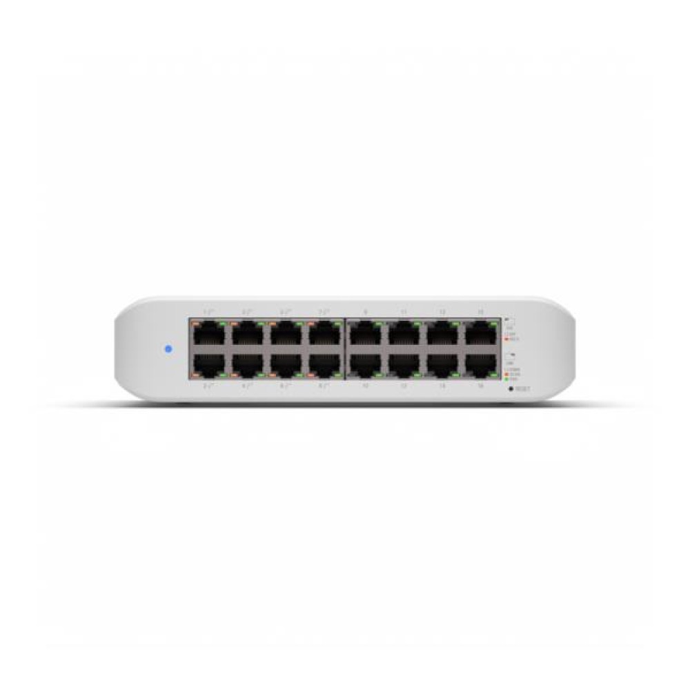 Switch|UBIQUITI|USW-LITE-16-POE|Type L2|16x10Base-T / 100Base-TX / 1000Base-T|PoE+ ports 8|45 Watts|USW-LITE-16-POE