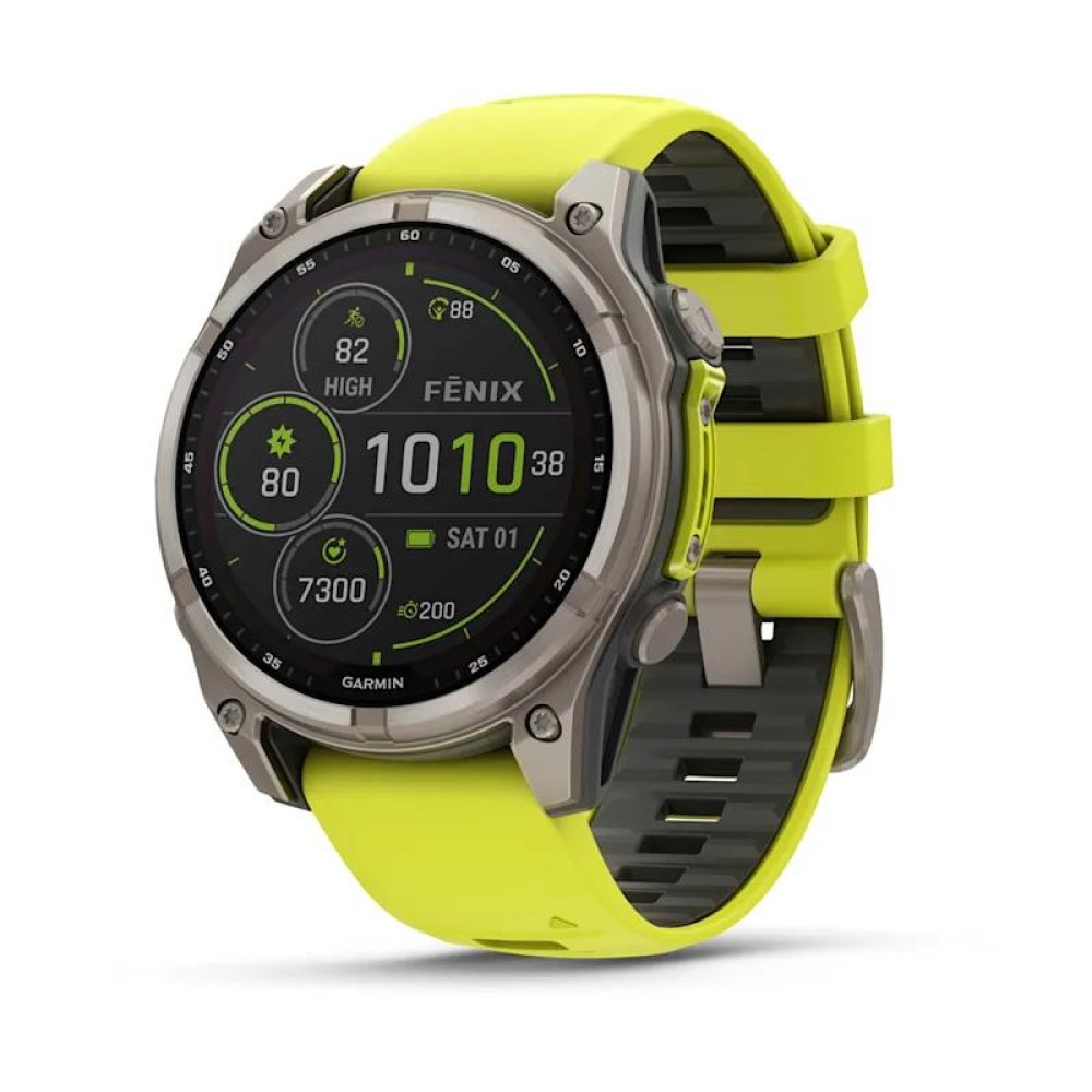SMARTWATCH FENIX 8 SAPP. SOLAR/YELLOW 010-02906-21 GARMIN