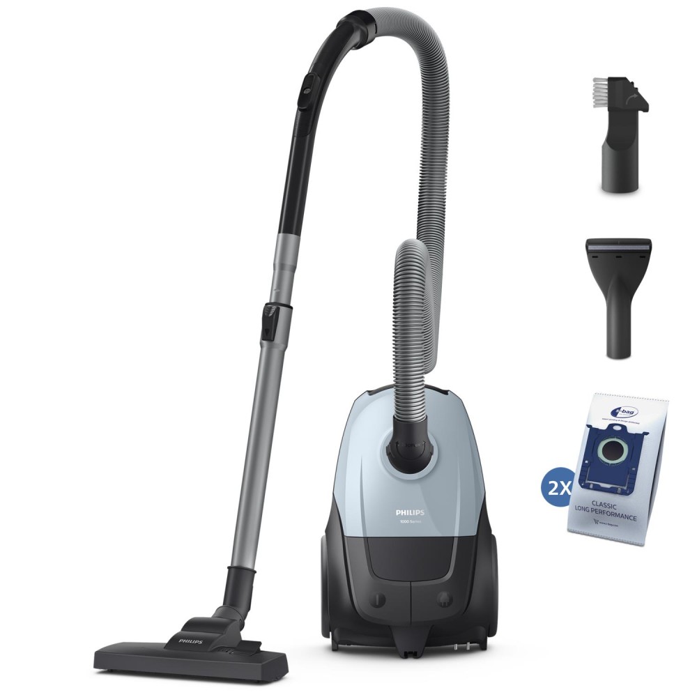 Vacuum Cleaner|PHILIPS|Input power 800 W|Dust capacity 3 L|Cylinder vacuum|Cleaning type Dry|Dust container Dust bag|Colour Blue|XD1142/10