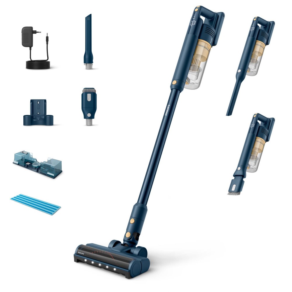 Vacuum Cleaner|PHILIPS|Upright/Cordless/Bagless|Capacity 0.27 l|Noise 84 dB|Blue|Weight 1.4 kg|XC5043/01