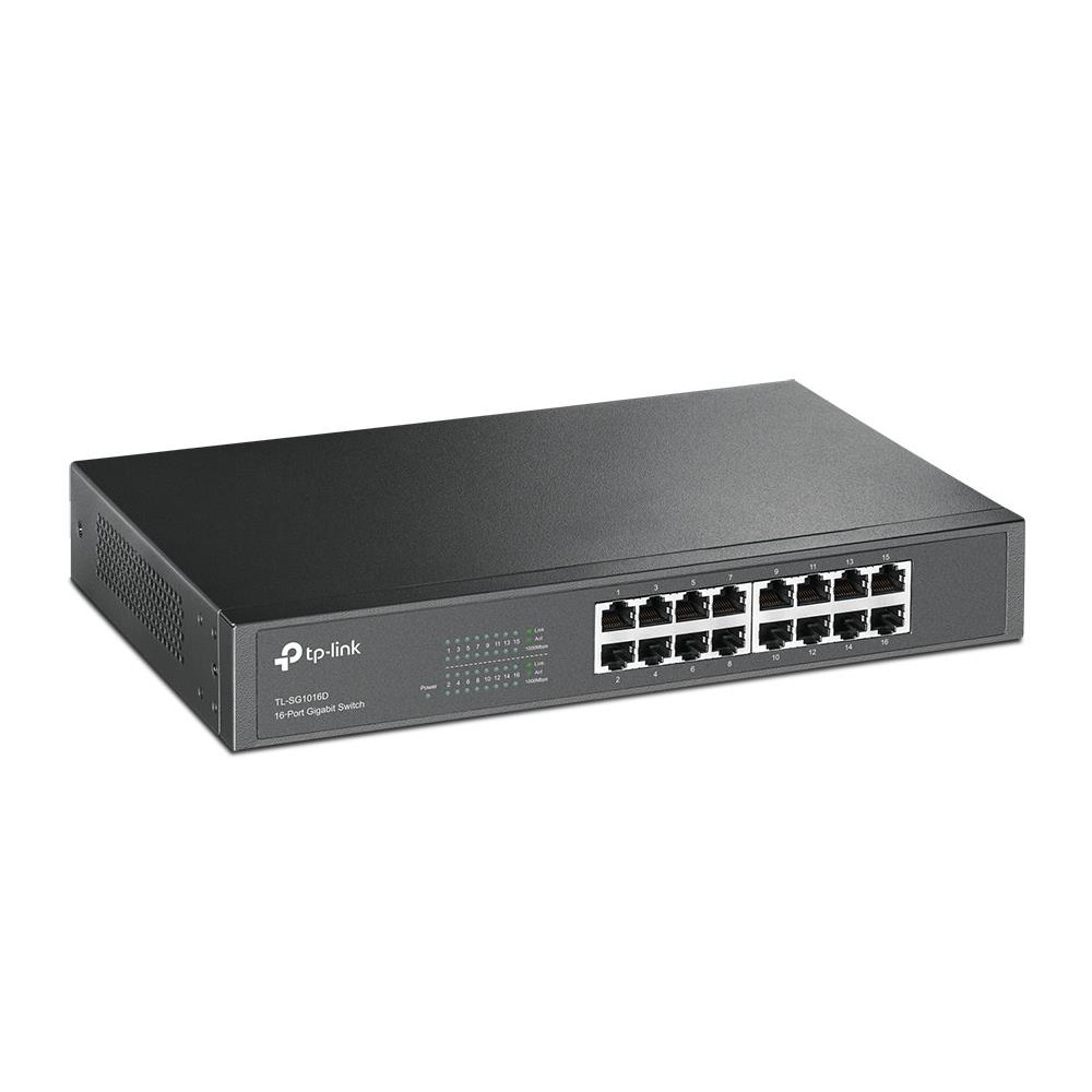 Switch|TP-LINK|16x10Base-T / 100Base-TX / 1000Base-T|TL-SG1016D