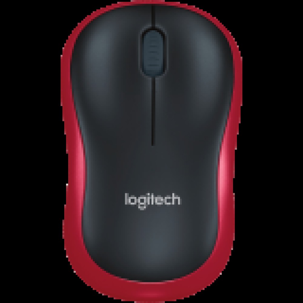 MOUSE USB OPTICAL CORDL. M185/RED 910-002240 LOGITECH