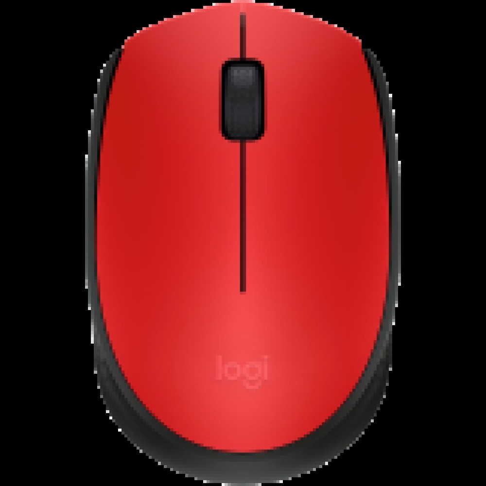 MOUSE USB OPTICAL WRL M171/RED 910-004641 LOGITECH