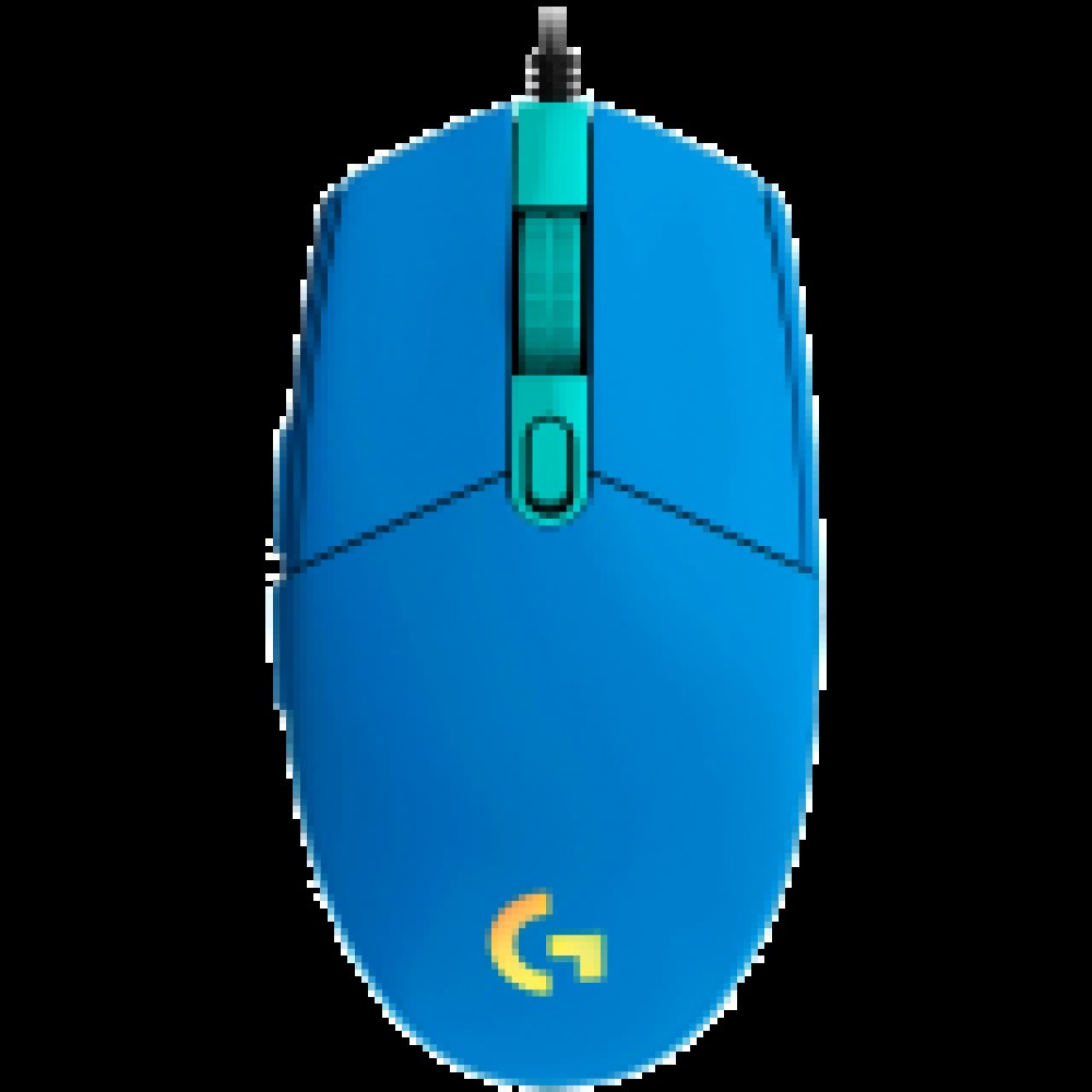 MOUSE USB OPTICAL G102 LIGHTSY/BLUE 910-005801 LOGITECH