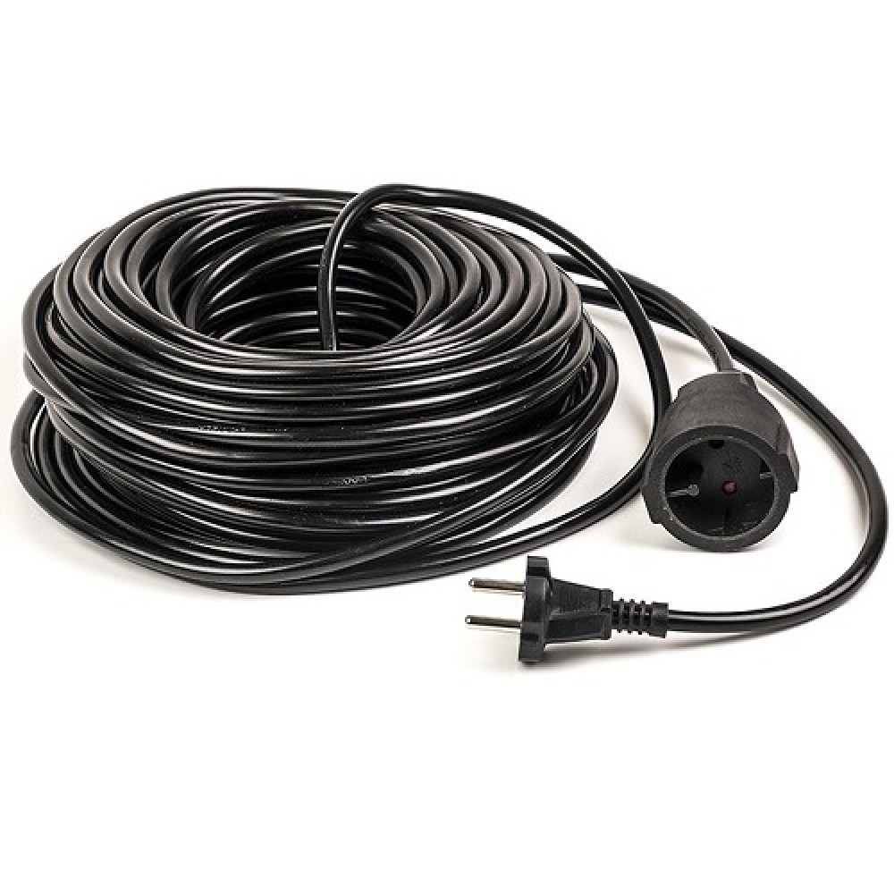 Extension Cord 10m, 1 socket, 2x1.0mm2
