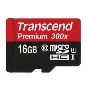 MEMORY MICRO SDHC 16GB UHS-I/CLASS10 TS16GUSDCU1 TRANSCEND