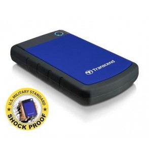 External HDD | TRANSCEND | StoreJet | 1TB | USB 3.0 | Colour Blue | TS1TSJ25H3B
