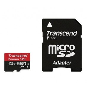 MEMORY MICRO SDXC 128GB W/ADAP/UHS-I TS128GUSDU1 TRANSCEND