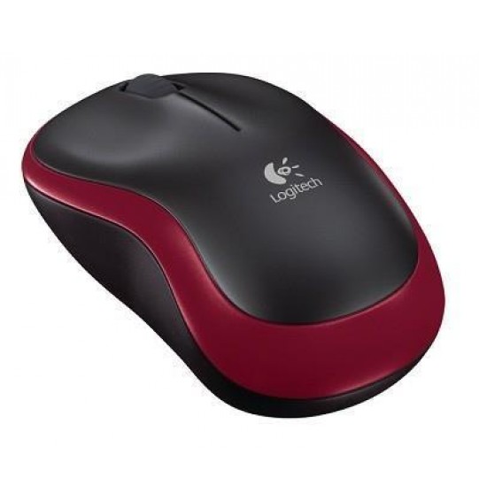 MOUSE USB OPTICAL CORDL. M185/RED 910-002240 LOGITECH