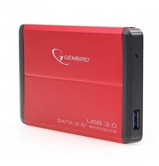 HDD CASE EXT. USB3 2.5"/RED EE2-U3S-2-R GEMBIRD