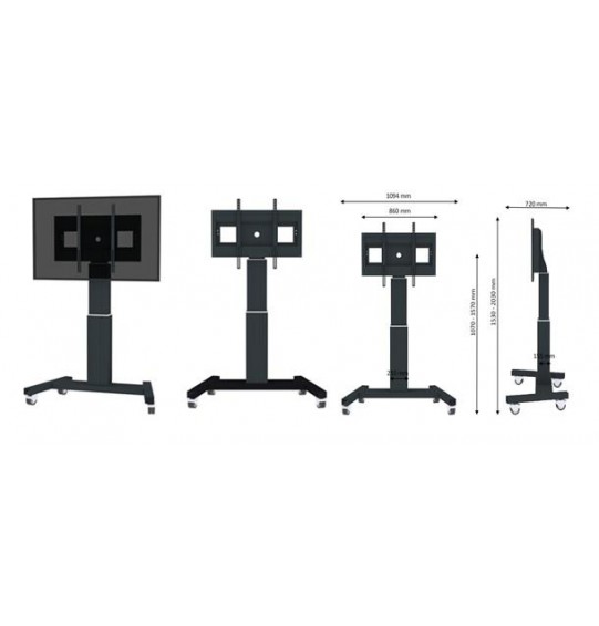 TV SET ACC FLOOR STAND 42-100"/PLASMA-M2500BLACK NEOMOUNTS