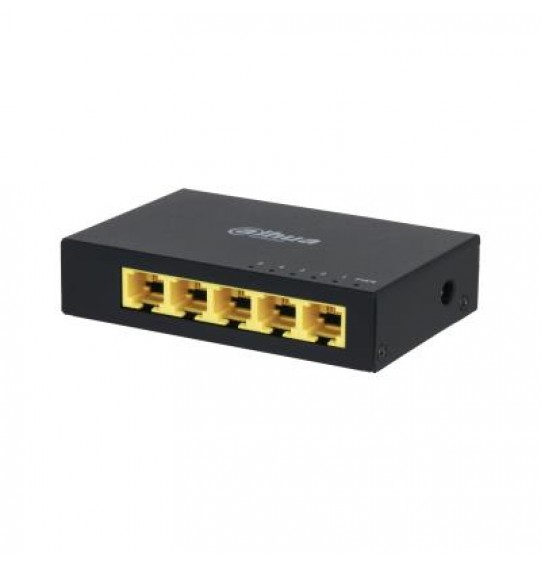 Switch | DAHUA | Type L2 | 5x10Base-T / 100Base-TX / 1000Base-T | DH-PFS3005-5GT