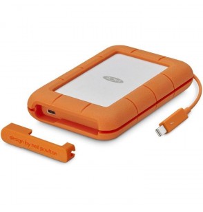 External HDD | LACIE | 4TB | USB-C | Colour Orange | STGW4000800
