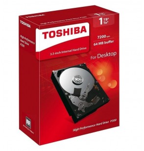 HDD | TOSHIBA | 1TB | SATA 3.0 | 64 MB | 7200 rpm | 3,5" | HDWD110EZSTA