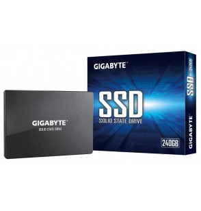 SSD | GIGABYTE | 240GB | SATA 3.0 | Write speed 420 MBytes/sec | Read speed 500 MBytes/sec | 2,5" | TBW 100 TB | MTBF 2000000 hours | GP-GSTFS31240GNTD