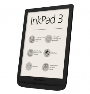 E-Reader | POCKETBOOK | InkPad 3 | 7.8" | 1872x1404 | Memory 8192 MB | 1xAudio-Out | 1xMicro-USB | Micro SD | Wireless LAN 802.11b/g/n | Black | PB740-E-WW