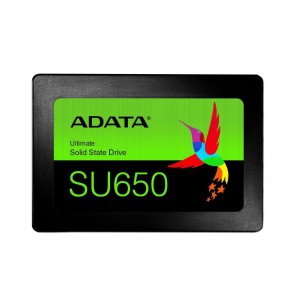 SSD | ADATA | SU650 | 240GB | SATA 3.0 | Write speed 450 MBytes/sec | Read speed 520 MBytes/sec | 2,5" | TBW 140 TB | MTBF 2000000 hours | ASU650SS-240GT-R
