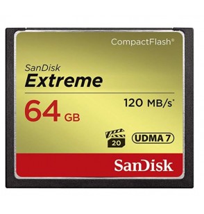 MEMORY COMPACT FLASH 64GB/SDCFXSB-064G-G46 SANDISK