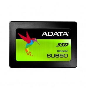 SSD | ADATA | SU650 | 480GB | SATA 3.0 | Write speed 450 MBytes/sec | Read speed 520 MBytes/sec | 2,5" | TBW 280 TB | MTBF 2000000 hours | ASU650SS-480GT-R