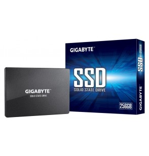 SSD | GIGABYTE | 256GB | SATA 3.0 | Write speed 500 MBytes/sec | Read speed 520 MBytes/sec | 2,5" | TBW 100 TB | MTBF 2000000 hours | GP-GSTFS31256GTND