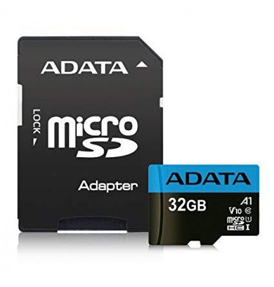 MEMORY MICRO SDHC 32GB W/ADAP./AUSDH32GUICL10A1-RA1 ADATA