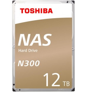 HDD | TOSHIBA | N300 | 12TB | SATA 3.0 | 256 MB | 7200 rpm | 3,5" | HDWG21CUZSVA