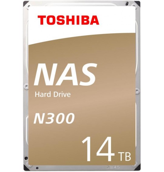 HDD | TOSHIBA | N300 | 14TB | SATA 3.0 | 256 MB | 7200 rpm | 3,5" | HDWG21EUZSVA