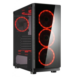 Case | GOLDEN TIGER | Raptor F-12 | MidiTower | Not included | ATX | MicroATX | Colour Black | RAPTORF-12