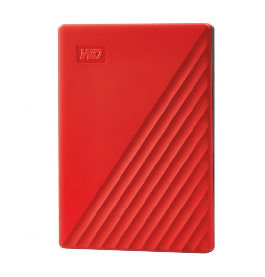 External HDD | WESTERN DIGITAL | My Passport | 2TB | USB 2.0 | USB 3.0 | USB 3.2 | Colour Red | WDBYVG0020BRD-WESN