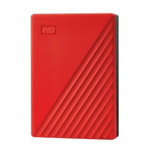 External HDD | WESTERN DIGITAL | My Passport | 4TB | USB 2.0 | USB 3.0 | USB 3.2 | Colour Red | WDBPKJ0040BRD-WESN