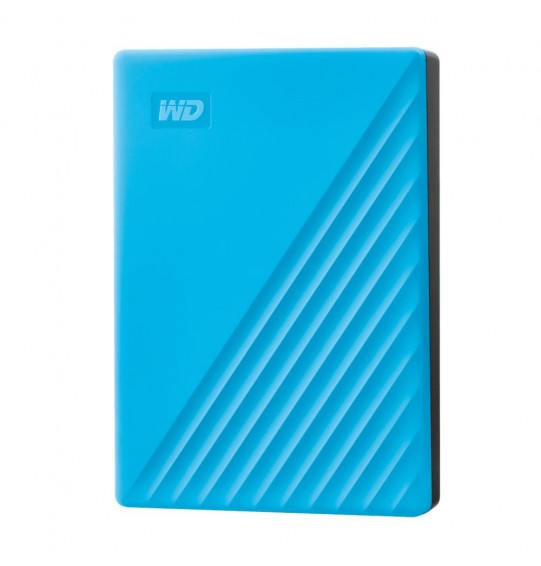 External HDD | WESTERN DIGITAL | My Passport | 4TB | USB 2.0 | USB 3.0 | USB 3.2 | Colour Blue | WDBPKJ0040BBL-WESN