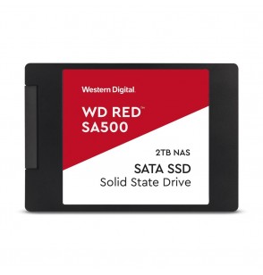 SSD | WESTERN DIGITAL | Red SA500 | 2TB | SATA 3.0 | Write speed 530 MBytes/sec | Read speed 560 MBytes/sec | 2,5" | TBW 1300 TB | MTBF 2000000 hours | WDS200T1R0A