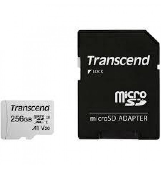 MEMORY MICRO SDXC 256GB W/ADAP/C10 TS256GUSD300S-A TRANSCEND