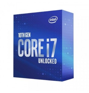 CPU | INTEL | Core i7 | i7-10700K | Comet Lake | 3800 MHz | Cores 8 | 16MB | Socket LGA1200 | 125 Watts | GPU UHD 630 | BOX | BX8070110700KSRH72