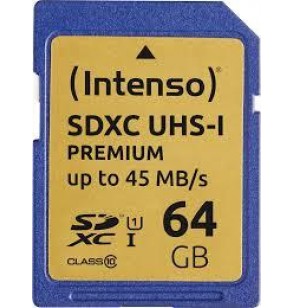 MEMORY SDXC 64GB UHS-I/3421490 INTENSO