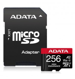 MEMORY MICRO SDXC 256GB W/AD./AUSDX256GUI3V30SHA2-RA1 ADATA