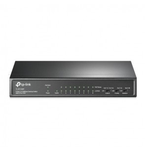 Switch | TP-LINK | TL-SF1009P | Desktop/pedestal | 9x10Base-T / 100Base-TX | PoE+ ports 8 | TL-SF1009P