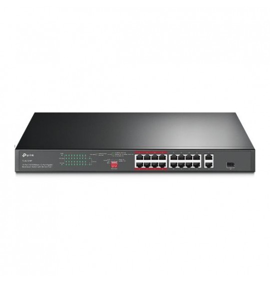Switch | TP-LINK | TL-SL1218P | Desktop/pedestal | 16x10Base-T / 100Base-TX | PoE+ ports 16 | TL-SL1218P