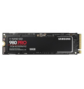 SSD | SAMSUNG | 980 Pro | 500GB | M.2 | NVMe | Write speed 5000 MBytes/sec | Read speed 6900 MBytes/sec | 2.38mm | MTBF 1500000 hours | MZ-V8P500BW