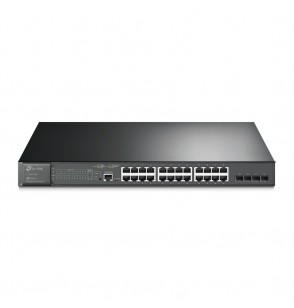 Switch | TP-LINK | TL-SG3428MP | Rack | 4xSFP | 1xConsole | 1 | 384 Watts | TL-SG3428MP