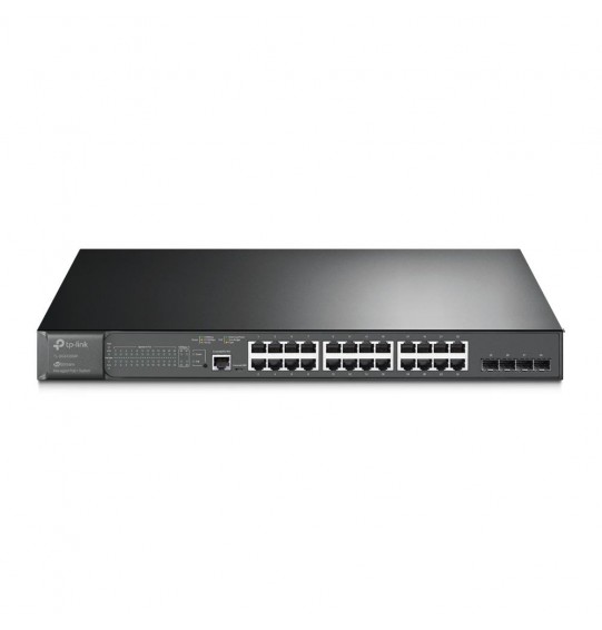 Switch | TP-LINK | TL-SG3428MP | Rack | 4xSFP | 1xConsole | 1 | 384 Watts | TL-SG3428MP