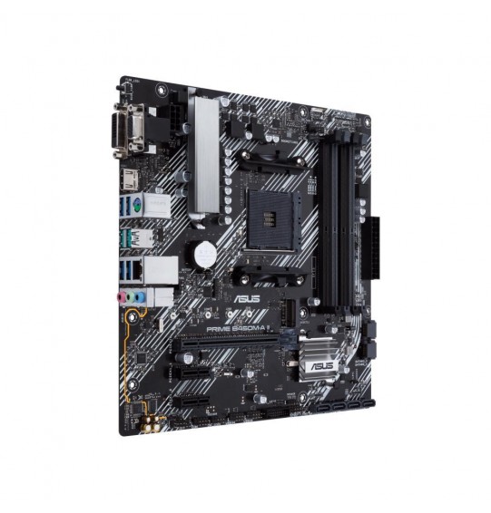 Mainboard | ASUS | AMD B450 | SAM4 | MicroATX | 2xPCI-Express 2.0 1x | 1xPCI-Express 3.0 16x | 1xM.2 | Memory DDR4 | Memory slots 4 | 1x15pin D-sub | 1xDVI | 1xHDMI | 2xAudio-In | 1xAudio-Out | 6xUSB 3.2 | 1xPS/2 | 1xRJ45 | PRIMEB450M-AII