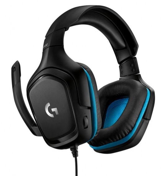 HEADSET GAMING G432/BLACK 981-000770 LOGITECH