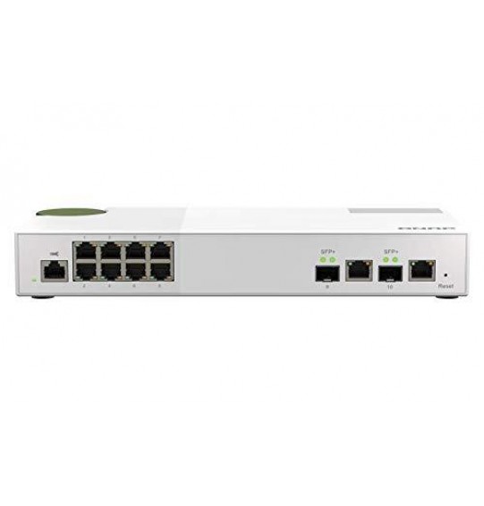 Switch | QNAP | QSW-M2108-2C | Type L2 | Desktop/pedestal | 2x10/100/1000BASE-T/SFP combo | QSW-M2108-2C