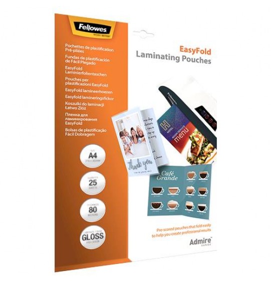 LAMINATING POUCH A4/25PCS 5601901 FELLOWES