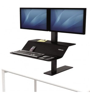 PC ACC SIT-STAND WORKSTATION/BLACK 8082001 FELLOWES