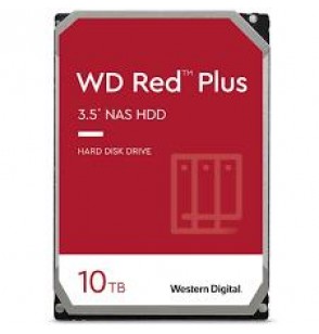 HDD | WESTERN DIGITAL | Red Plus | 10TB | SATA 3.0 | 256 MB | 7200 rpm | 3,5" | WD101EFBX