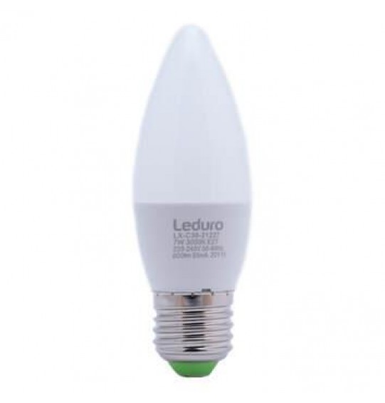 Light Bulb | LEDURO | Power consumption 7 Watts | Luminous flux 600 Lumen | 3000 K | 220-240V | Beam angle 200 degrees | 21227