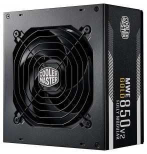Power Supply | COOLER MASTER | 850 Watts | Efficiency 80 PLUS GOLD | PFC Active | MTBF 100000 hours | MPE-8501-AFAAG-EU