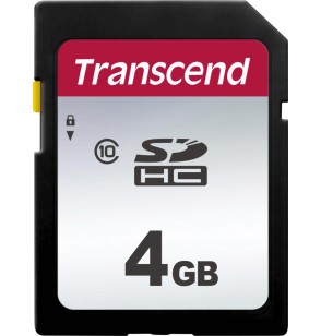 MEMORY SDHC 4GB C10/TS4GSDC300S TRANSCEND